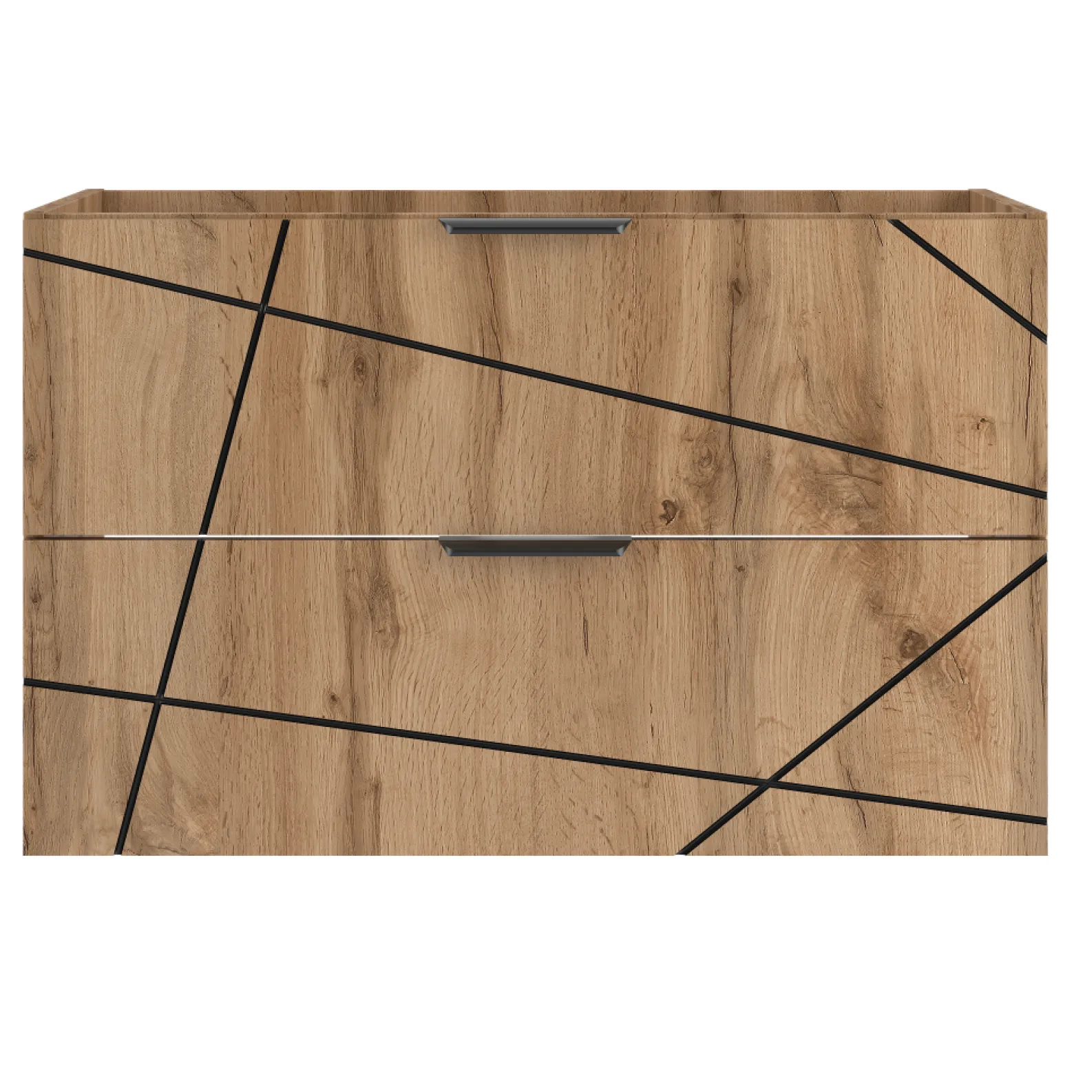 Zestaw Łazienkowy 80cm Szafka z Umywalką Dąb Wotan Wood