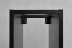 Zestaw łazienkowy szafka 120 cm biały czarny
