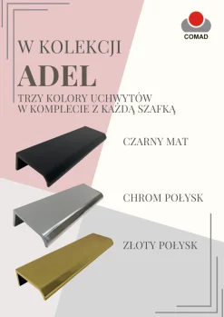 Zestaw 120 cm Podwójna Szafka ADEL OAK z umywalką SKY120