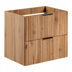 Zestaw 120 cm Podwójna Szafka ADEL OAK z umywalką SKY120