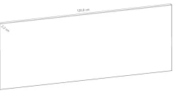 Zestaw 120 cm: 2 x szafka + blat + 2 x umywalka XILO
