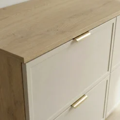 Zestaw do Łazienki 120cm Szafka Blat Słupek Fronty Ramka Cremona/Kaszmir