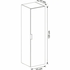 Zestaw do Łazienki 80cm Szafka Blat Słupek Fronty Ramka Dąb Orzech/Kaszmir