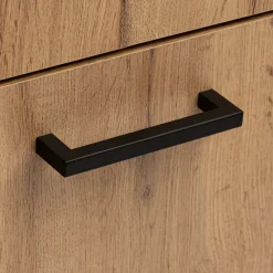 Zestaw do Łazienki 60cm Szafka z Umywalką Słupek 40cm Dąb Wotan