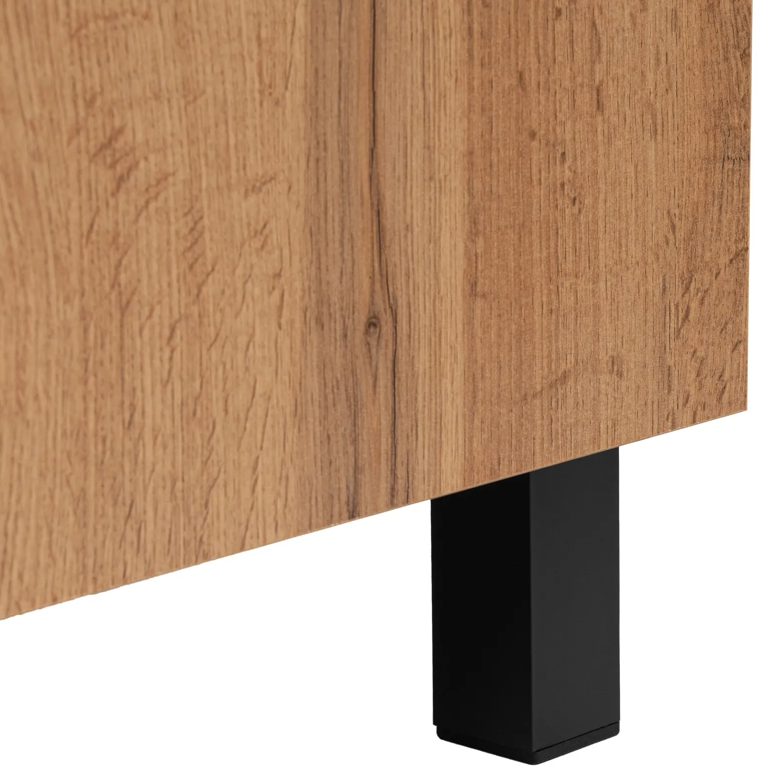 Zestaw do Łazienki 60cm Szafka z Umywalką Słupek 40cm Dąb Wotan