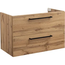 Zestaw do Łazienki 80cm Szafka z Umywalką Dąb Wotan Aster