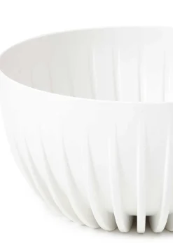 Zestaw doniczek Stripped Eco recykling białe
