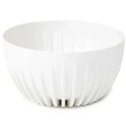 Zestaw doniczek Stripped Eco recykling białe