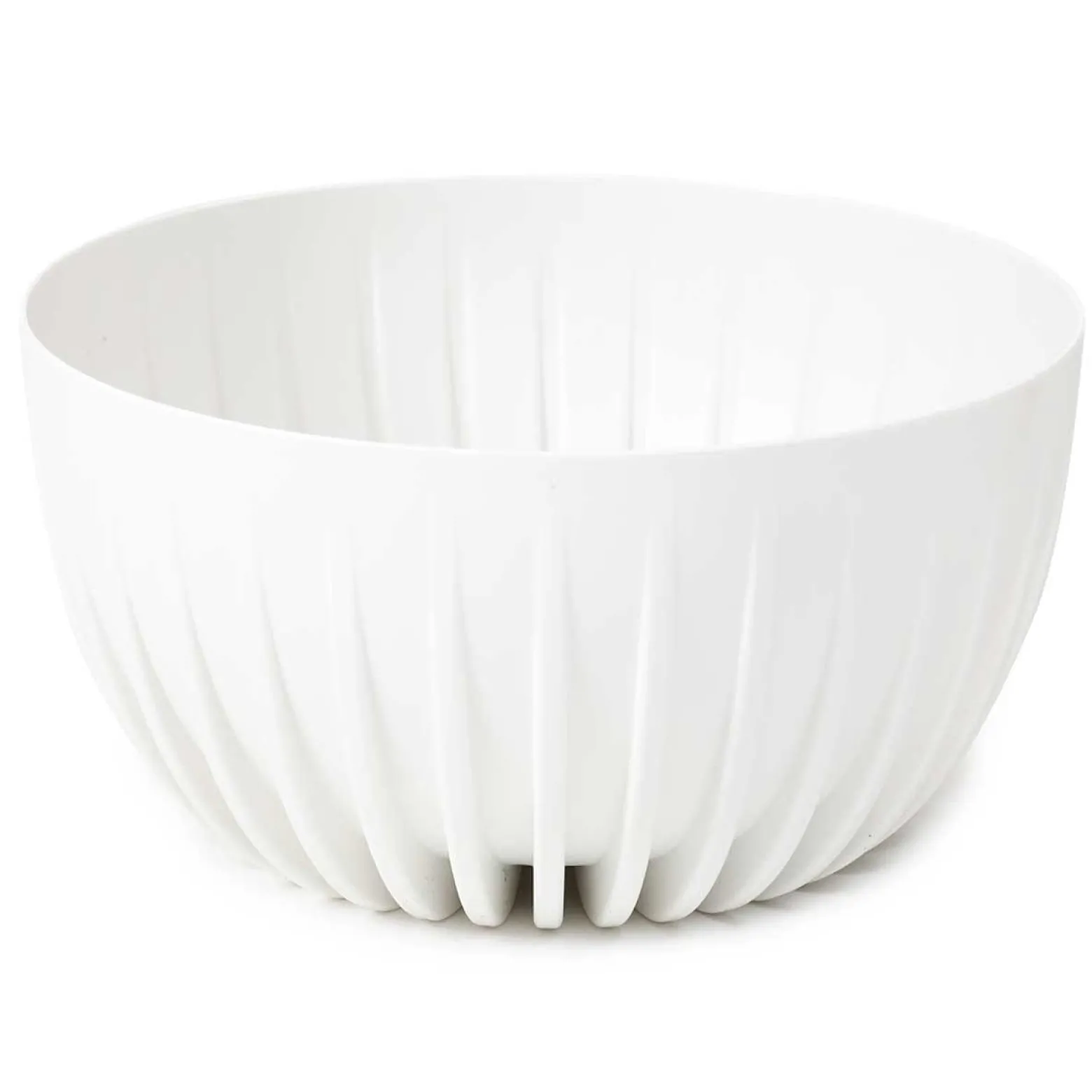 Zestaw doniczek Stripped Eco recykling białe