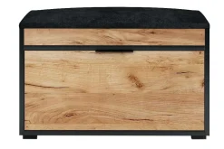Zestaw Do Przedpokoju Fala 1Cp4 Dąb Craft Złoty C/Czarny/K 80X37,7X215 Cm