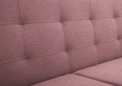 Zestaw Godivo kanapa 2 fotele Różowy