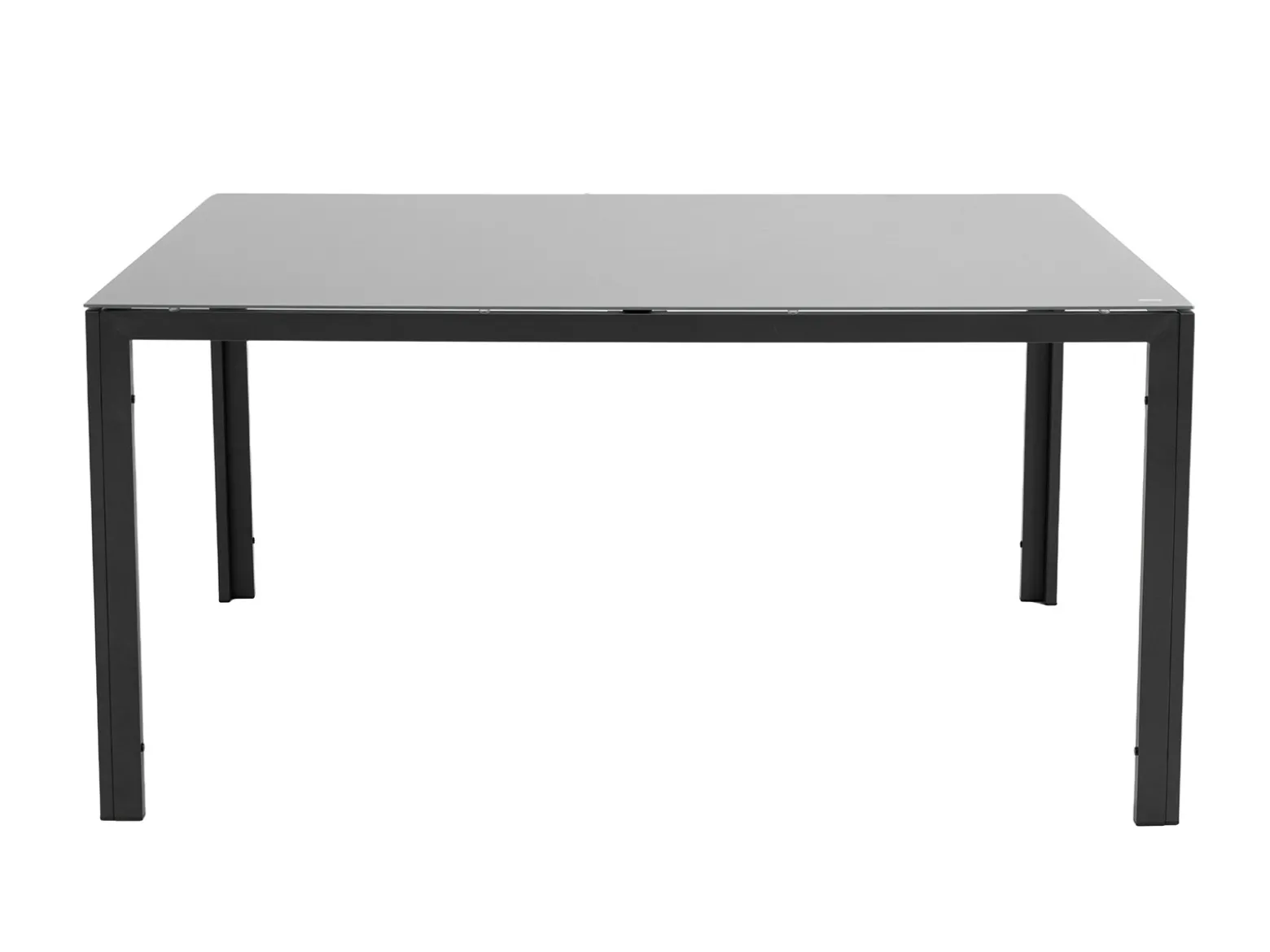 Zestaw jadalniany mebli ogrodowych na taras RIVA 6+1 czarny, stół 150 cm