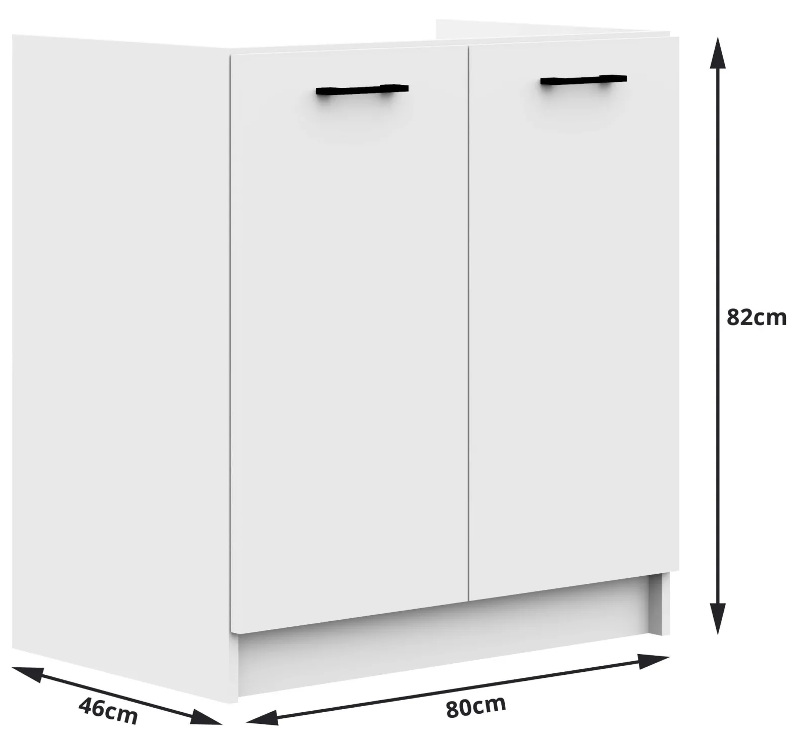 Zestaw kuchenny AKORD OLIWIA 180 cm Biały 180x46x203 cm