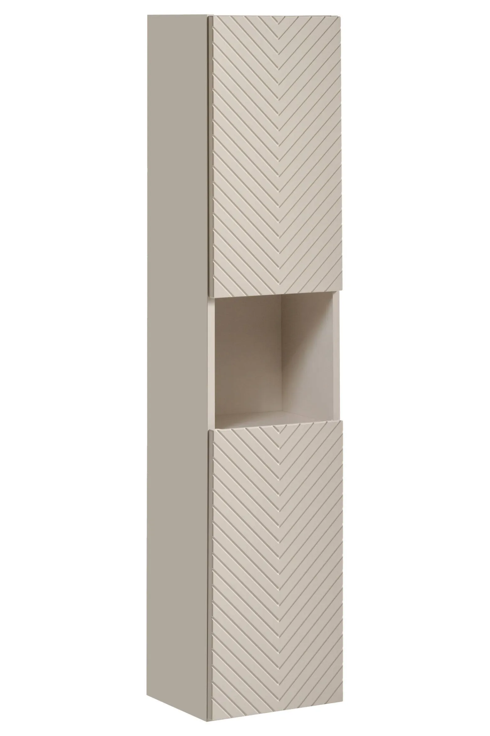 Zestaw Mebli Łazienkowych Viva Cashmere 60cm z Blatem, Umywalką Nablatową