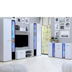 Zestaw mebli do salonu CUBE XL biały mat