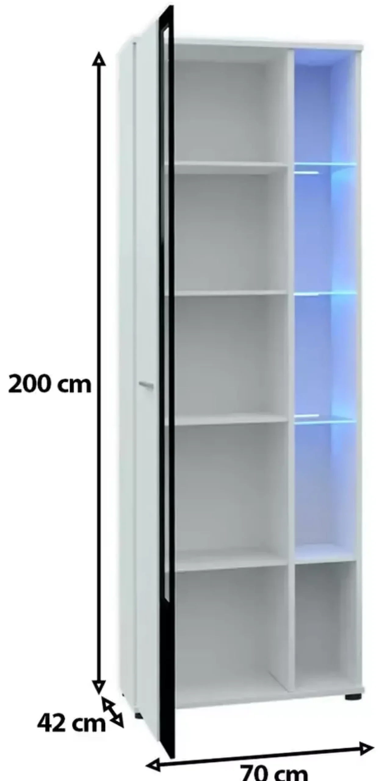 Zestaw mebli do salonu CUBE XL biały mat