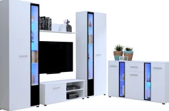 Zestaw mebli do salonu CUBE XL biały mat