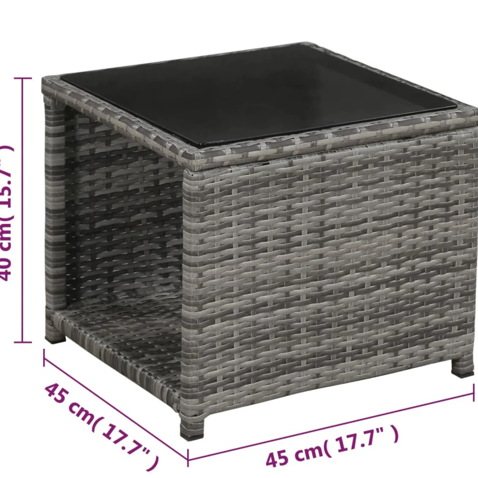 Zestaw Mebli Ogrodowych Bistro Stolik Fotele Rattan Poduszki Na Taras