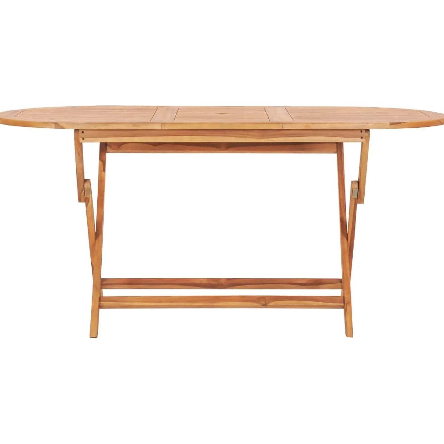 Zestaw mebli ogrodowych Brąz 160 x 80 x 75 cm Drewno tekowe Without armrest
