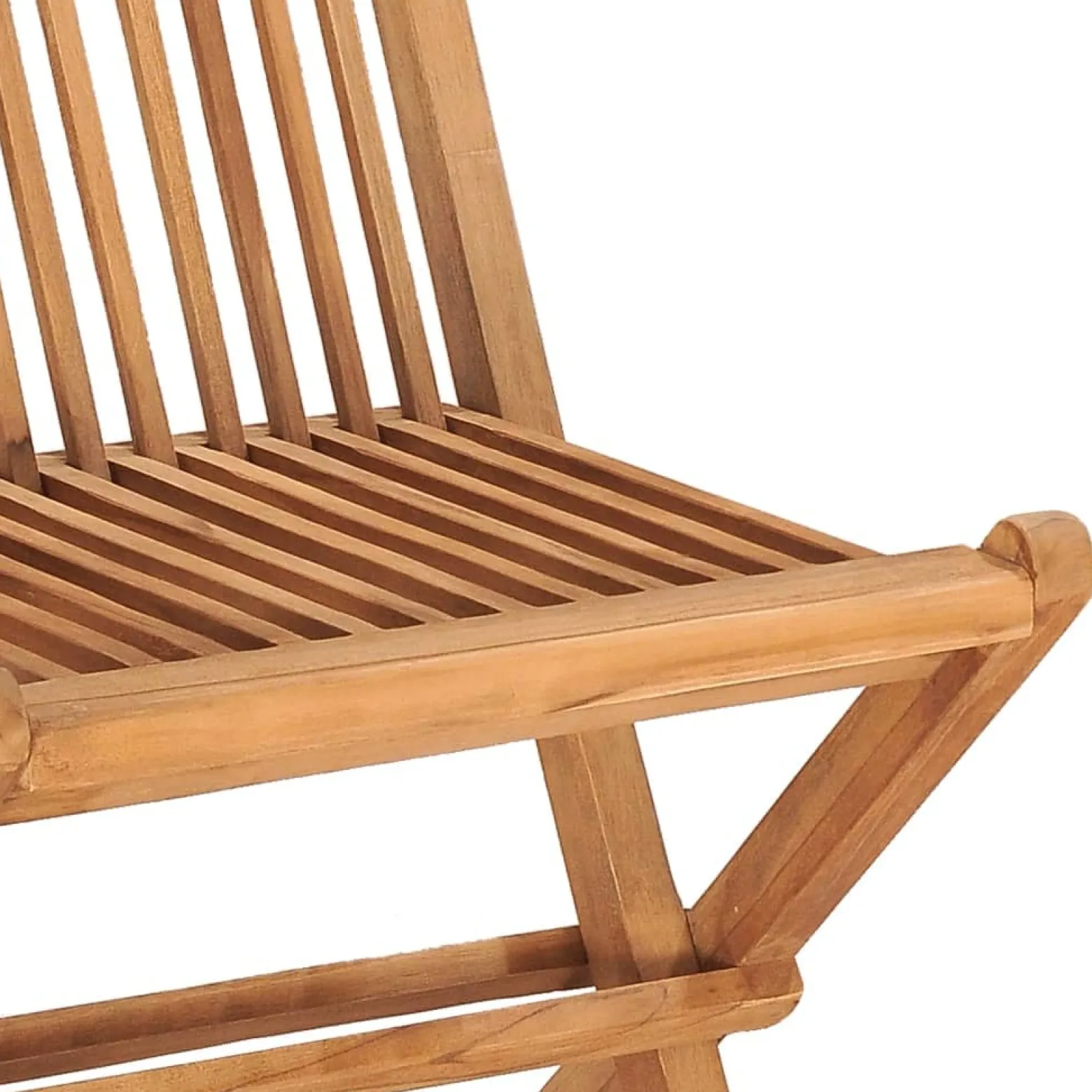 Zestaw mebli ogrodowych Brąz 160 x 80 x 75 cm Drewno tekowe Without armrest