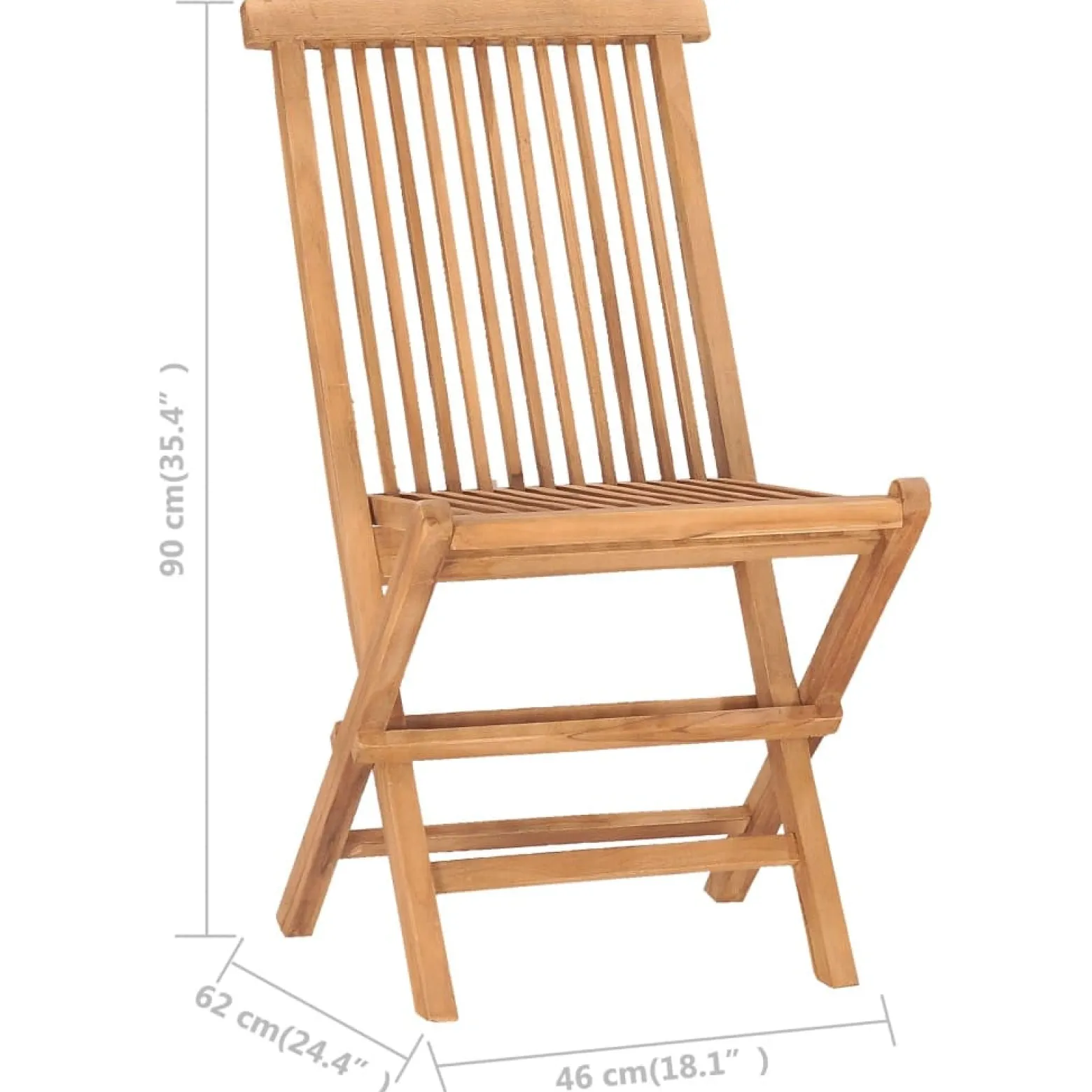 Zestaw mebli ogrodowych Brąz 160 x 80 x 75 cm Drewno tekowe Without armrest