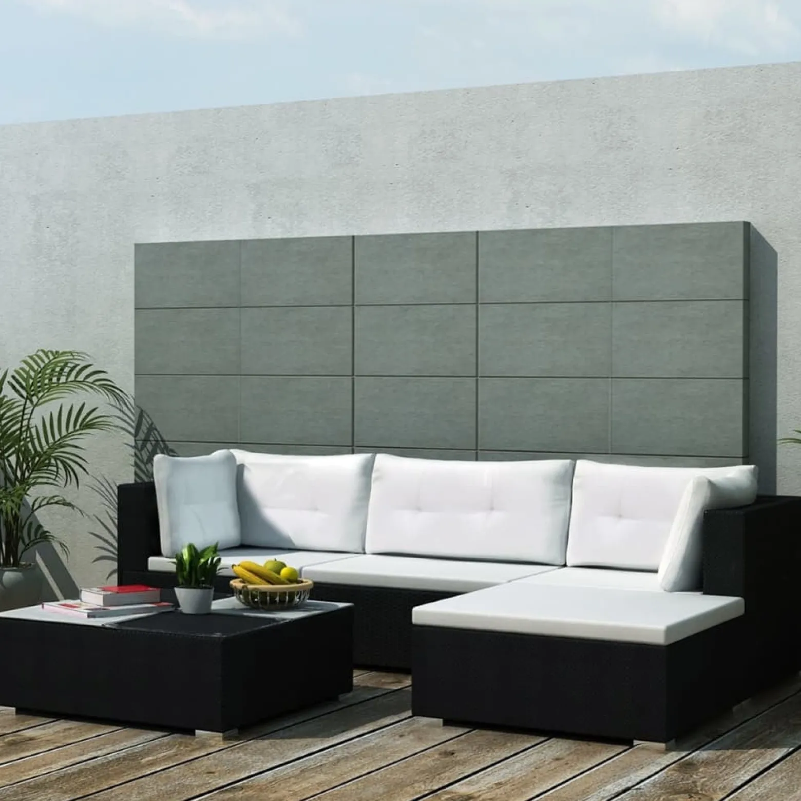 Zestaw Mebli Ogrodowych Komplet Wypoczynkowy Na Taras Balkon Ogród Rattan