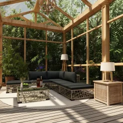 Zestaw Mebli Ogrodowych Komplet Wypoczynkowy Na Taras Balkon Ogród Rattan