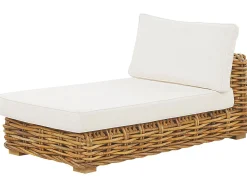 Zestaw mebli ogrodowych 4os rattan brązowy