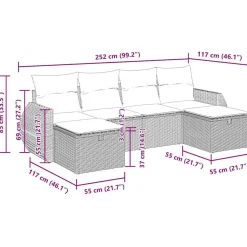 Zestaw Mebli Ogrodowych Rattan Poduszki Na Taras Balkon Ogród Na Patio
