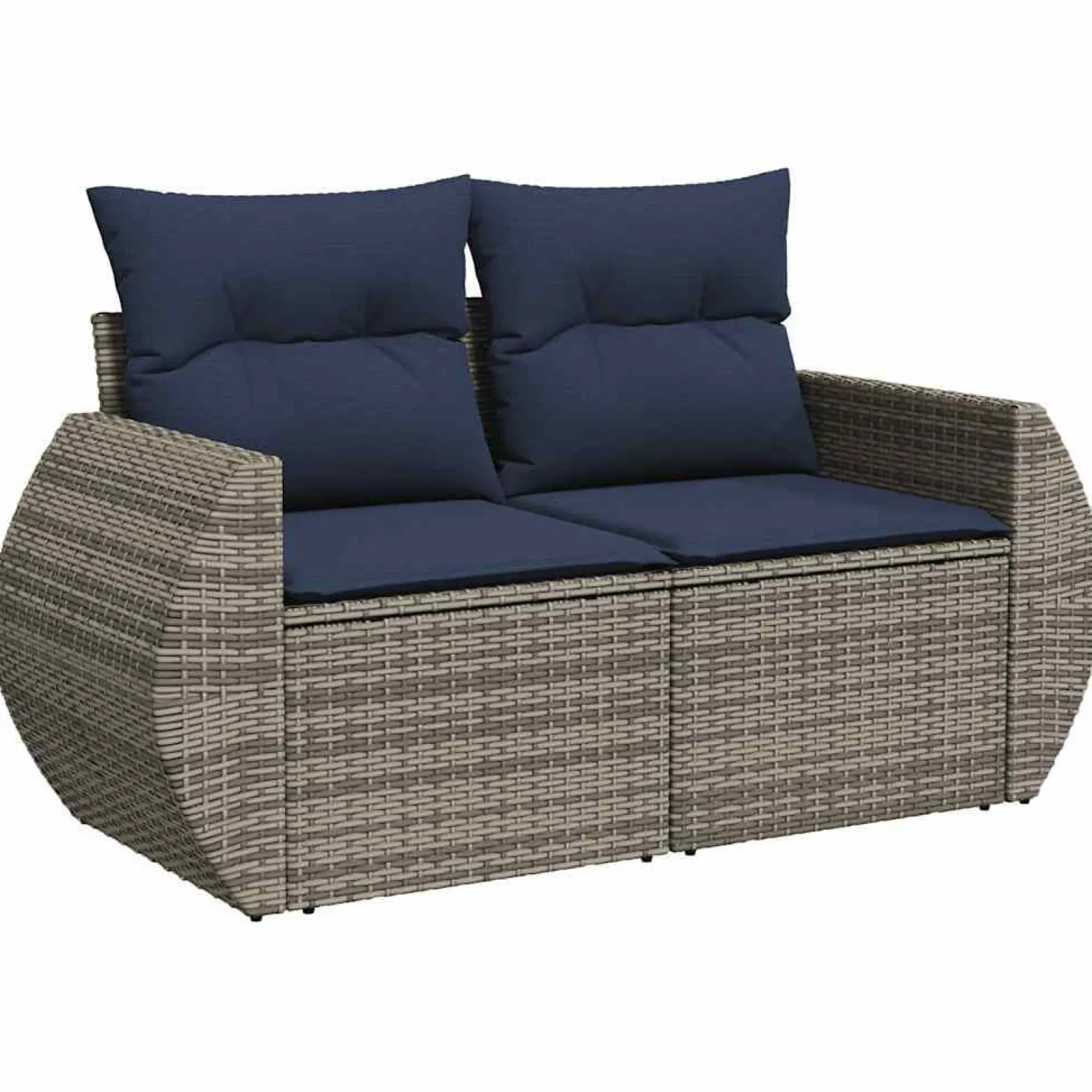 Zestaw Mebli Ogrodowych Rattan Poduszki Na Taras Balkon Ogród Na Patio