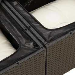 Zestaw Mebli Ogrodowych Stół Rattan Poduszki Do Ogrodu Na Taras Do Ogrodu