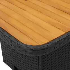 Zestaw Mebli Ogrodowych Stół Rattan Poduszki Do Ogrodu Na Taras Na Patio