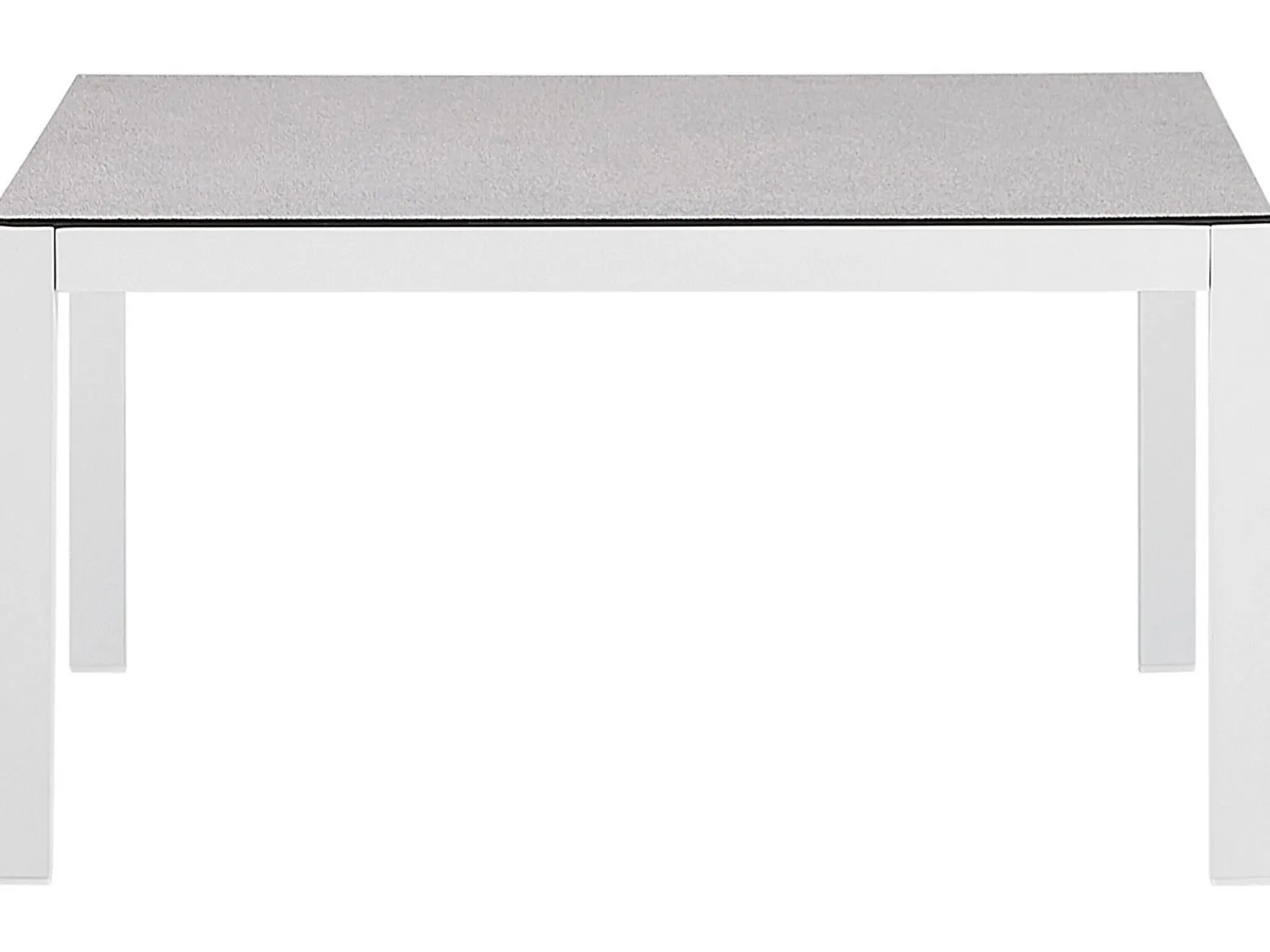 Zestaw mebli ogrodowych stół sofa biały