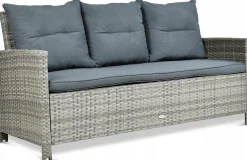 Zestaw Mebli Ogrodowych Technorattan IBIZA FAMILY Sofa Stół Fotel na Taras