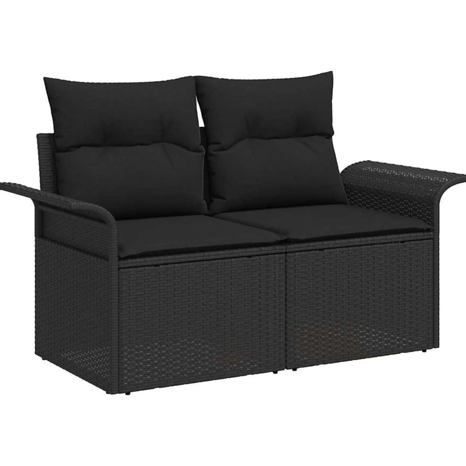 Zestaw Mebli Ogrodowych Wypoczynkowy Sofy Stolik Rattan Na Patio Na Taras