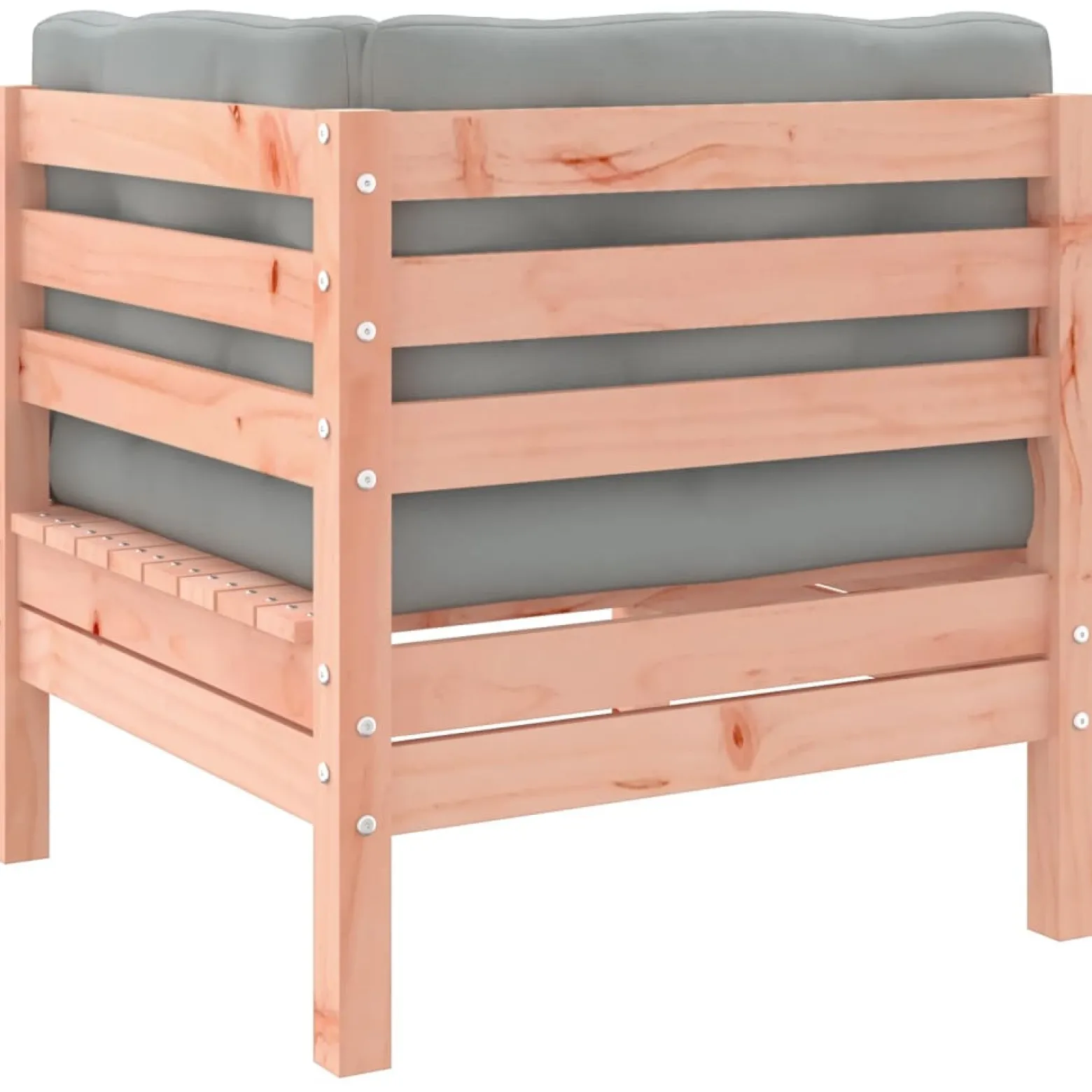 Zestaw Mebli Ogrodowych Wypoczynkowy Drewniany Brązowy 2 Podnóżki Taras
