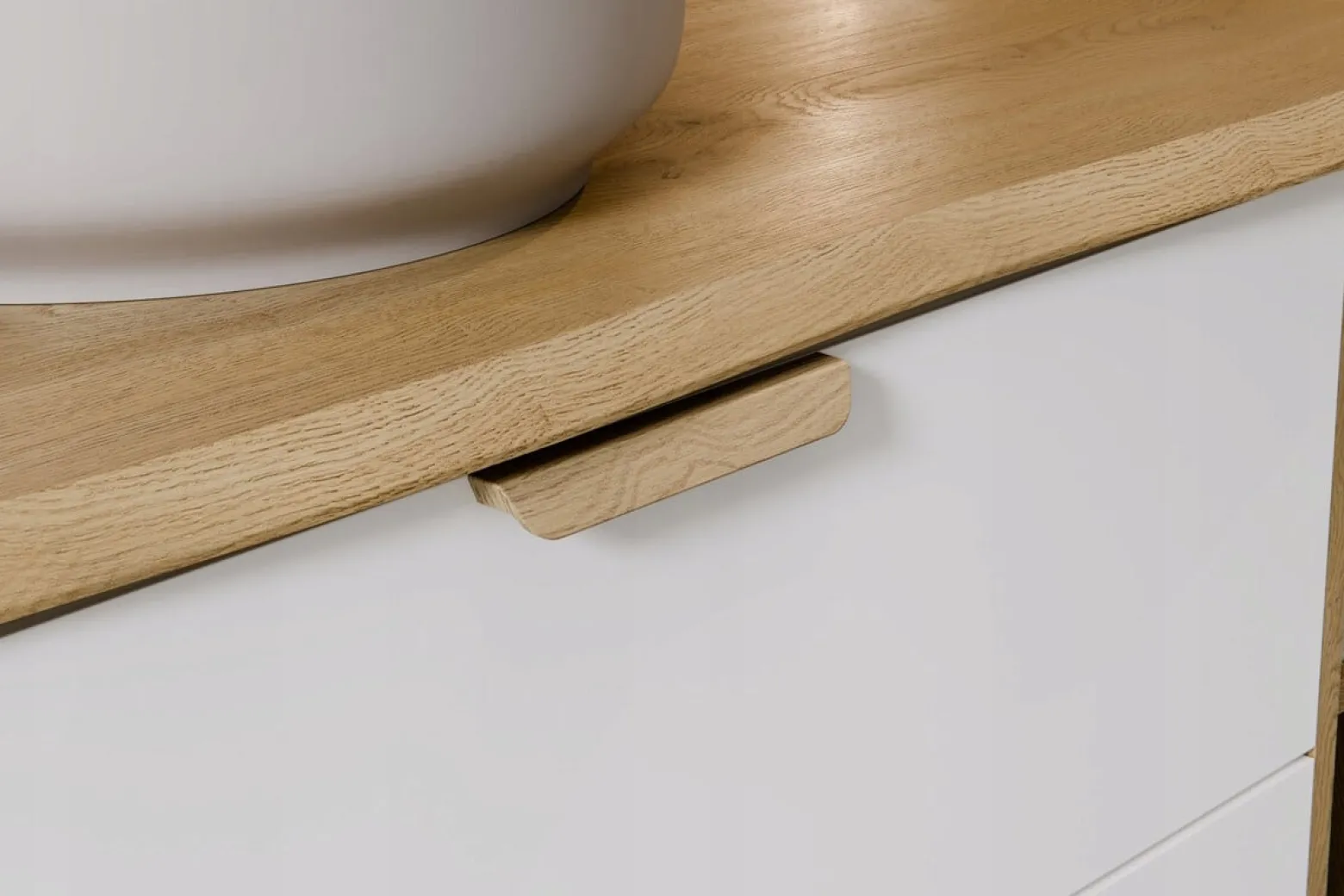 Zestaw pod umywalkę ASTER WHITE 80cm biały mat - z blatem COMAD 1 szt.