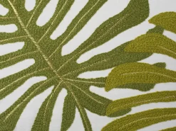 Zestaw 2 poduszek nadruk palmy zielona