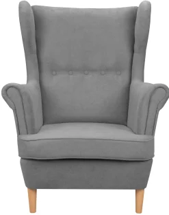 Zestaw skandynawski sofa 2 fotele Lahti/Denver Szary