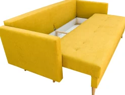 Zestaw skandynawski sofa 2 fotele Lahti/Denver Szary