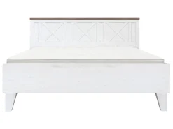 Zestaw Stockholm szafa i łóżko 160x200 sosna andersen biała