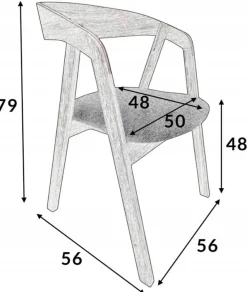 Zestaw Stół okrągły fornir 110/210cm LAMEL krzesła 4szt dębowe beżowe