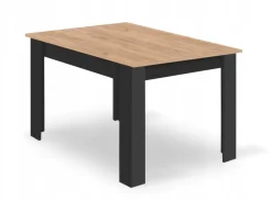 Zestaw stół prostokątny 120x80 craft + 4 krzesła MARK czarne