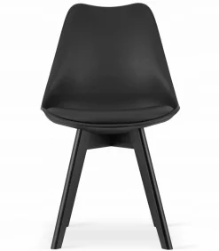 Zestaw stół prostokątny 120x80 craft + 4 krzesła MARK czarne