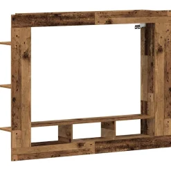 Zestaw Szafek RTV Szafka pod Telewizor Meblościanka Brąz 152 x 22 x 113 cm