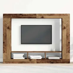 Zestaw Szafek RTV Szafka pod Telewizor Meblościanka Brąz 152 x 22 x 113 cm