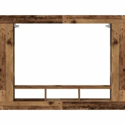 Zestaw Szafek RTV Szafka pod Telewizor Meblościanka Brąz 152 x 22 x 113 cm