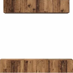 Zestaw Szafek RTV Szafka pod Telewizor Meblościanka Brąz 100 x 30 x 30 cm
