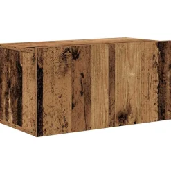 Zestaw Szafek RTV Szafka pod Telewizor Meblościanka Brąz 80 x 30 x 30 cm