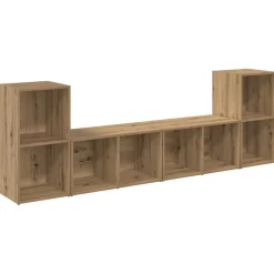 Zestaw szafek RTV 4 szt. dąb artisan 37 x 35 x 72 cm